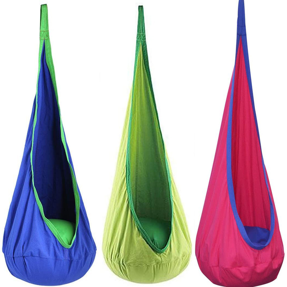 Kids Outdoor Furniture - New Children's Hanging Chair Portable Parachute