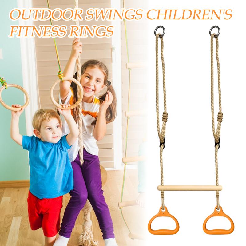 Kids Outdoor Gym Equipment - Swing Bar Gym Equipment Rings Bar
