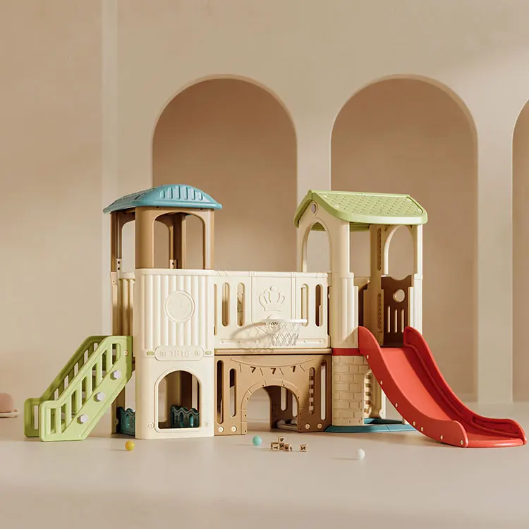 Hot Sale Children Play House O - Kids Outdoor Slide Set recension och pris