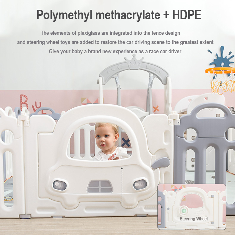 Feiqitoy Plastic Playard Porta - Kids Outdoor Play Yard recension och pris