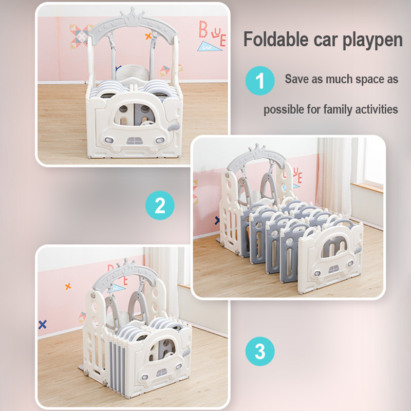 Feiqitoy Plastic Playard Porta - Kids Outdoor Play Yard recension och pris