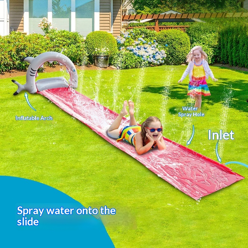 Inflatable Whale Water Slide S - Kids Outdoor Water Toys recension och pris