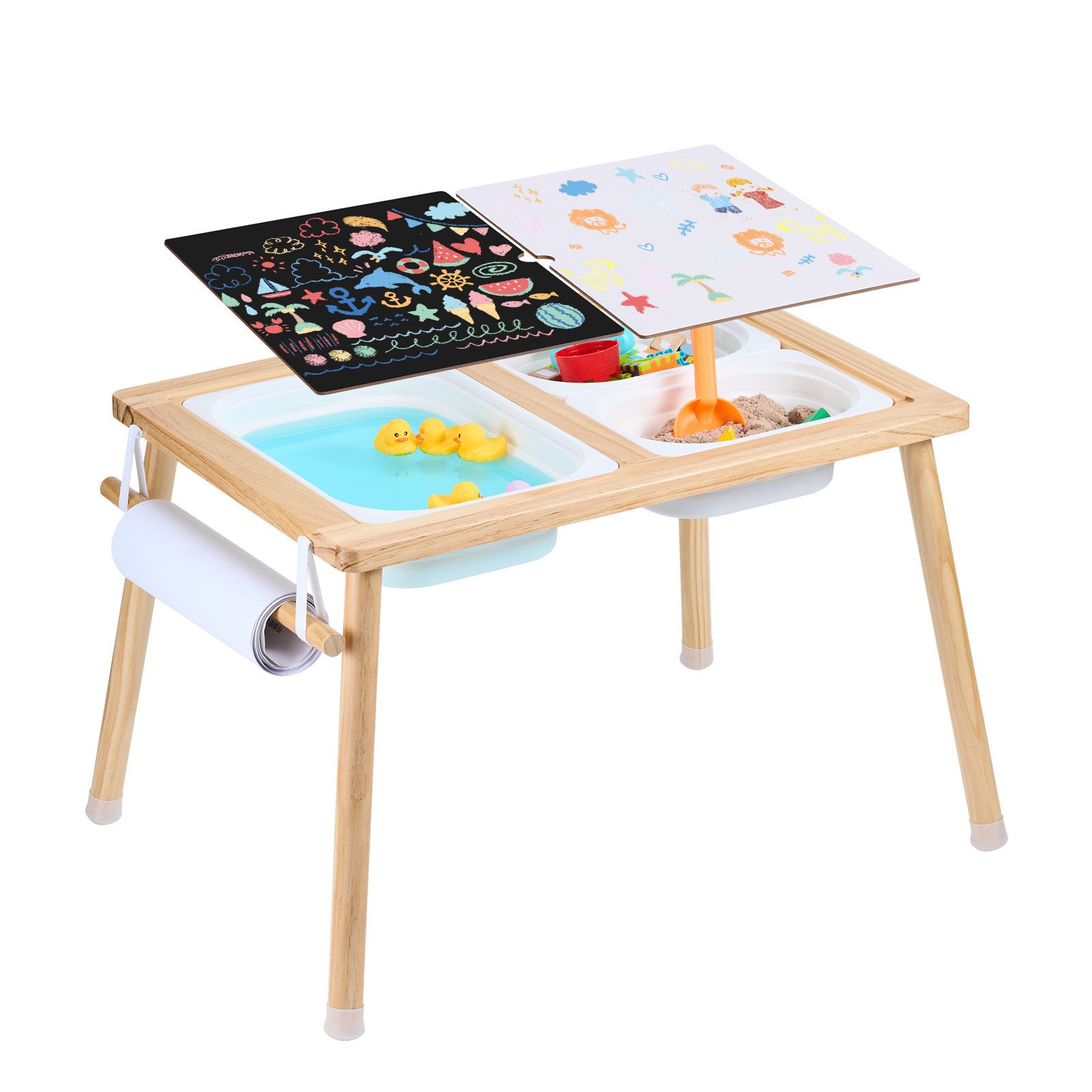 Sensory Table for Toddlers, Ki - Kids Outdoor Sensory Table recension och pris