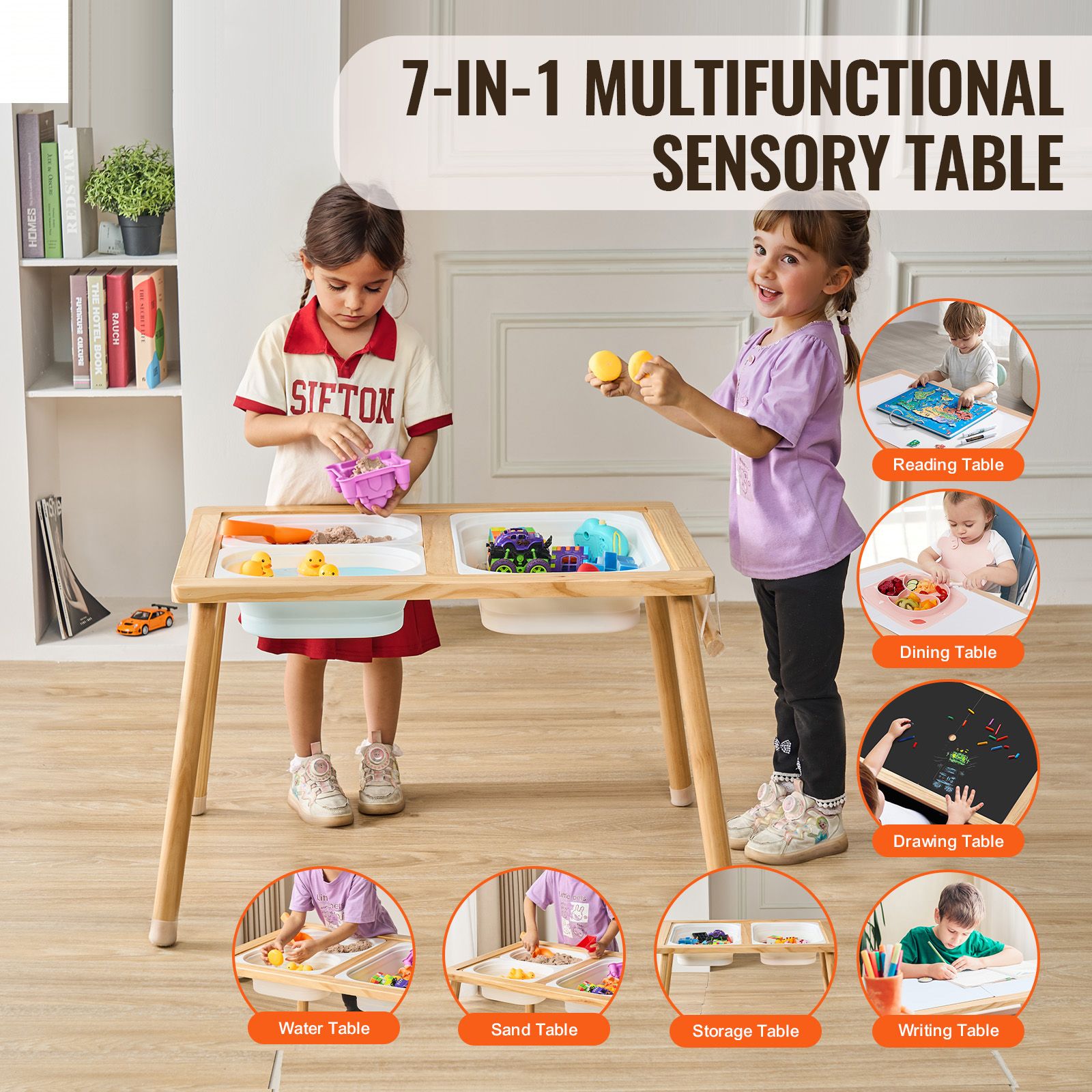 Sensory Table for Toddlers, Ki - Kids Outdoor Sensory Table recension och pris
