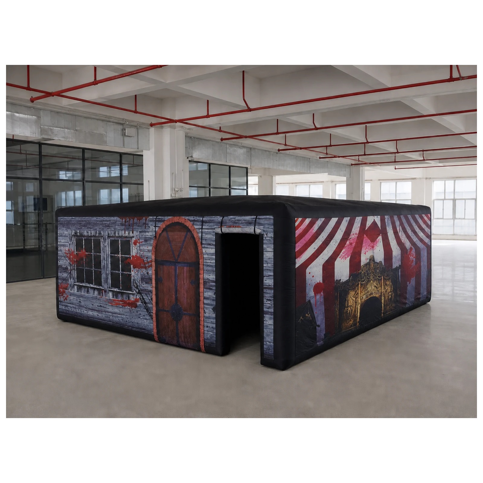 Large Haunted Circus Flat Roof - Kids Outdoor Venues recension och pris