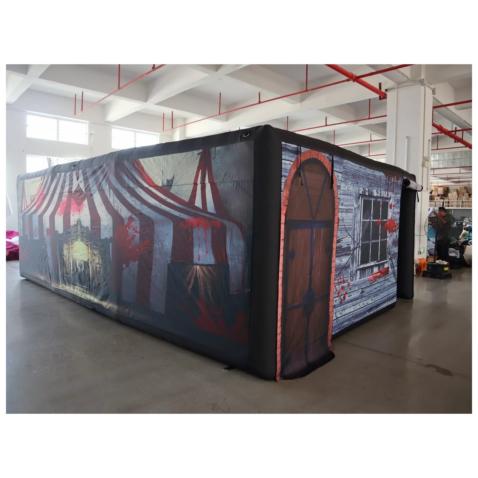 Large Haunted Circus Flat Roof - Kids Outdoor Venues recension och pris