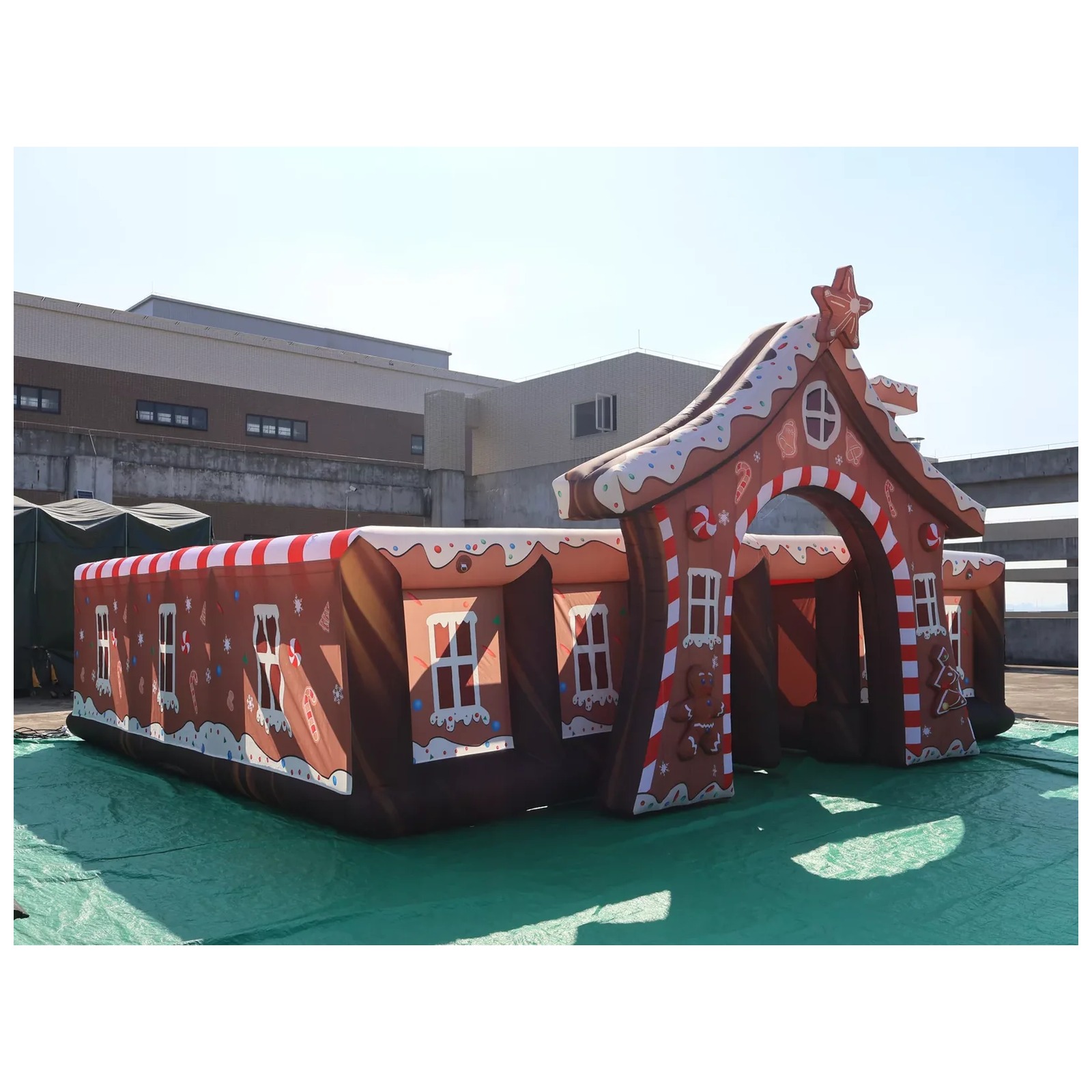 Large Gingerbread Inflatable M - Kids Outdoor Venues recension och pris