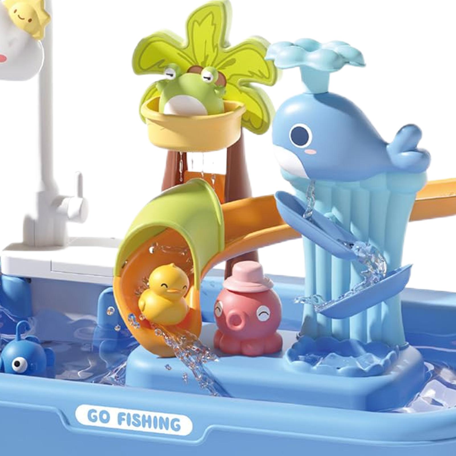 Toddler Water Table Kitchen Pl - Kids Outdoor Sensory Table recension och pris