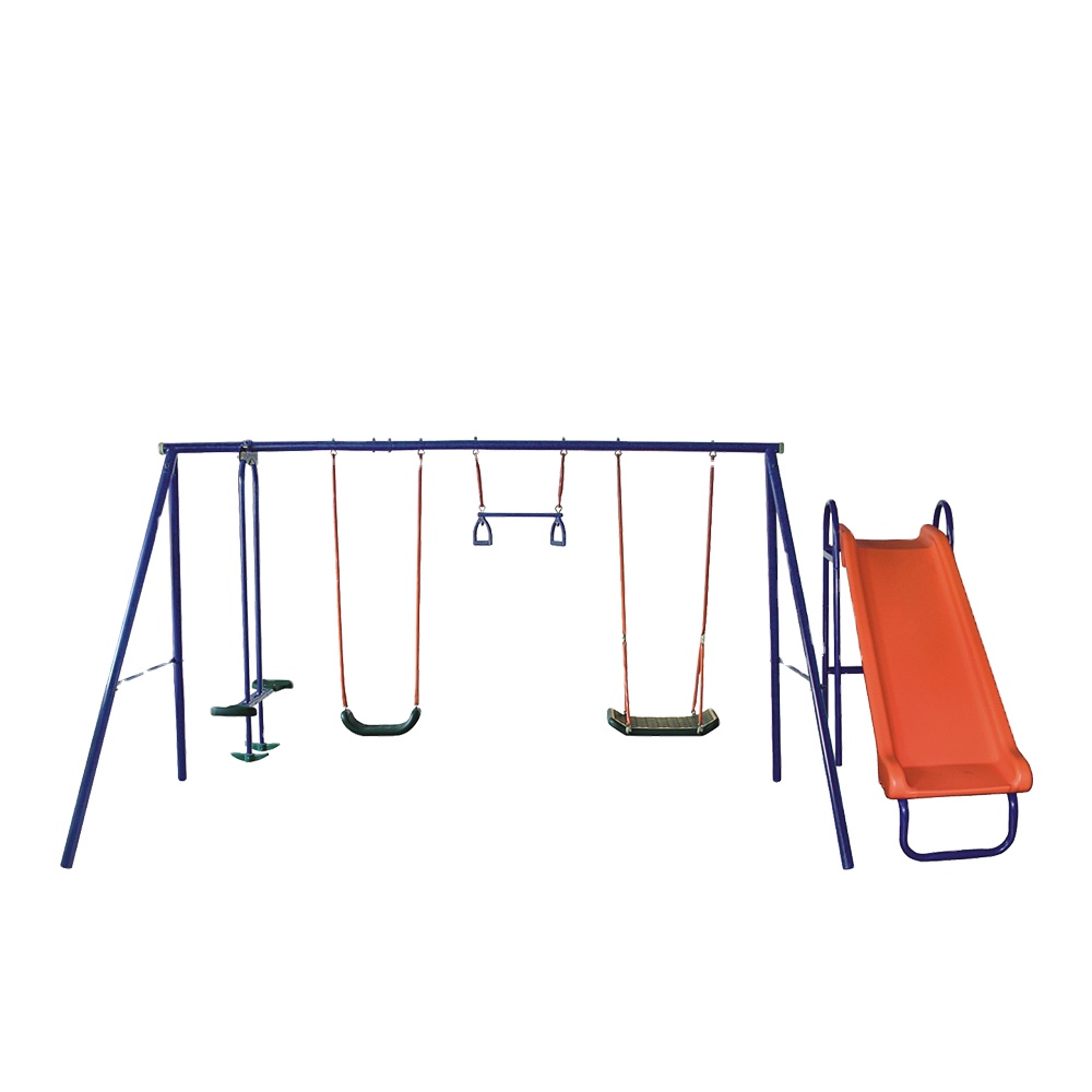 wr-Wholesale Cheap Six Station - Kids Outdoor Slide Set recension och pris