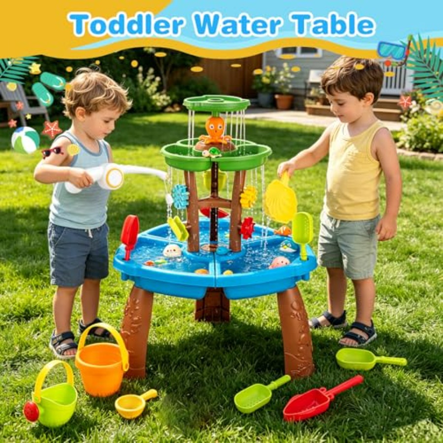 Outdoor water table toys for k - Kids Outdoor Sensory Table recension och pris