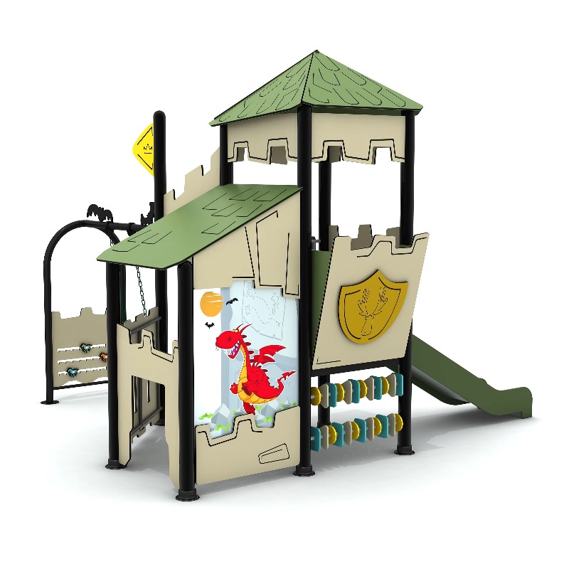 Wooden Outdoor Playground Set  - Kids Outdoor Slide Set recension och pris