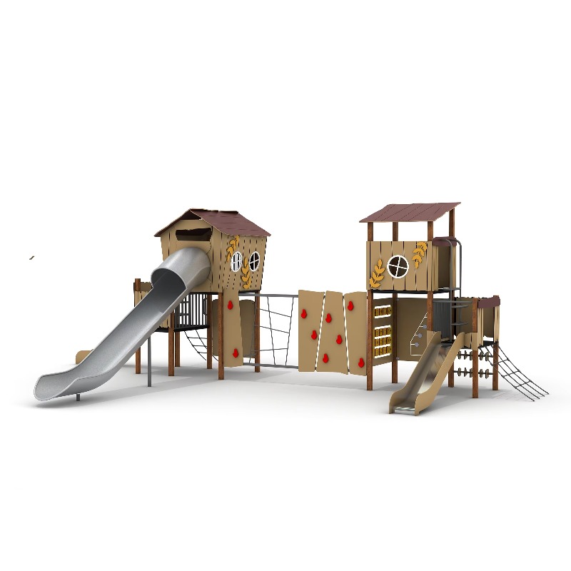 Wooden Outdoor Playground Set  - Kids Outdoor Slide Set recension och pris