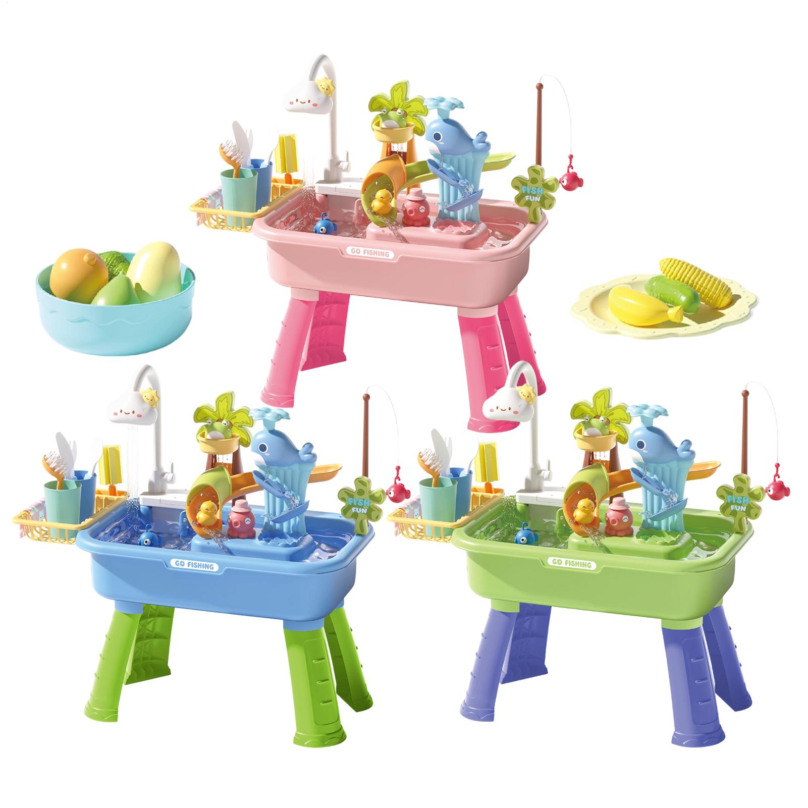 43Pcs Electric Kids Water Tabl - Kids Outdoor Sensory Table recension och pris