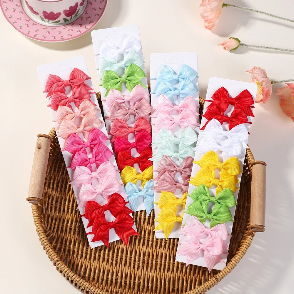 10Pcs Bows Elastic Hair rubber - Kids Outdoor Gifts recension och pris