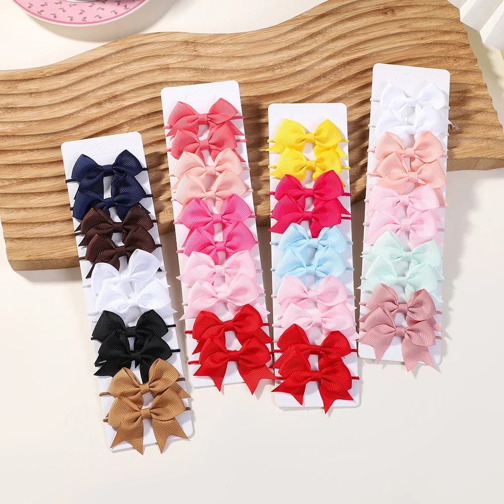 10Pcs Bows Elastic Hair rubber - Kids Outdoor Gifts recension och pris