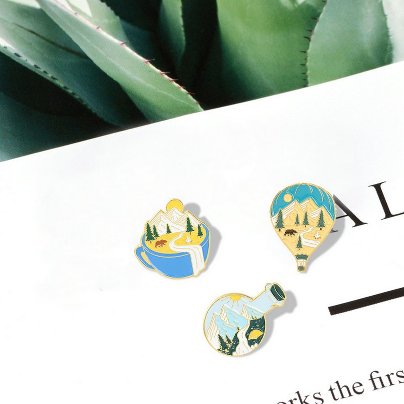 Camping Adventure Enamel Pins  - Kids Outdoor Gifts recension och pris