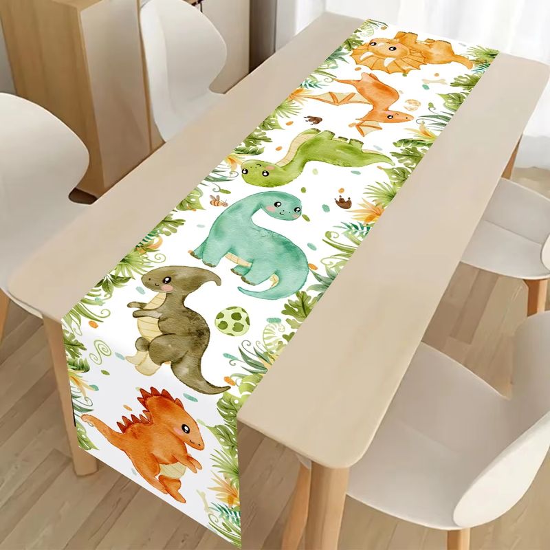 VIKAMA Kids Table Runner Dinos - Kids Outdoor Dining Table recension och pris