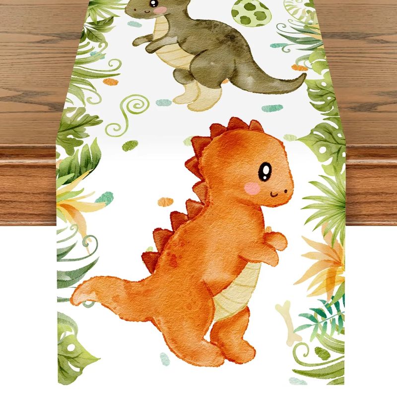 VIKAMA Kids Table Runner Dinos - Kids Outdoor Dining Table recension och pris