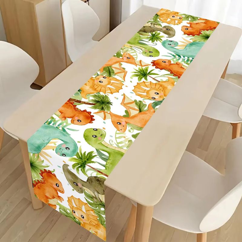 VIKAMA Kids Table Runner Dinos - Kids Outdoor Dining Table recension och pris