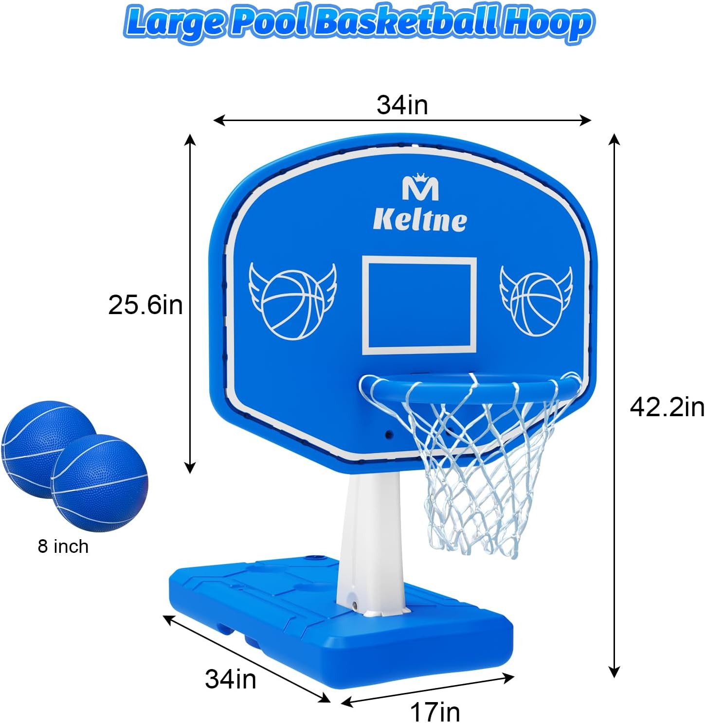 Large Swimming Pool Basketball - Kids Outdoor Pool recension och pris