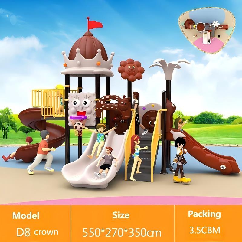 1-3 Years Steel & Plastic Swin - Kids Outdoor Slide Set recension och pris