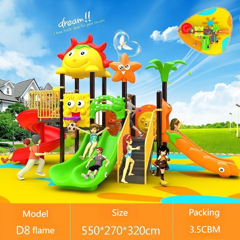 1-3 Years Steel & Plastic Swin - Kids Outdoor Slide Set recension och pris