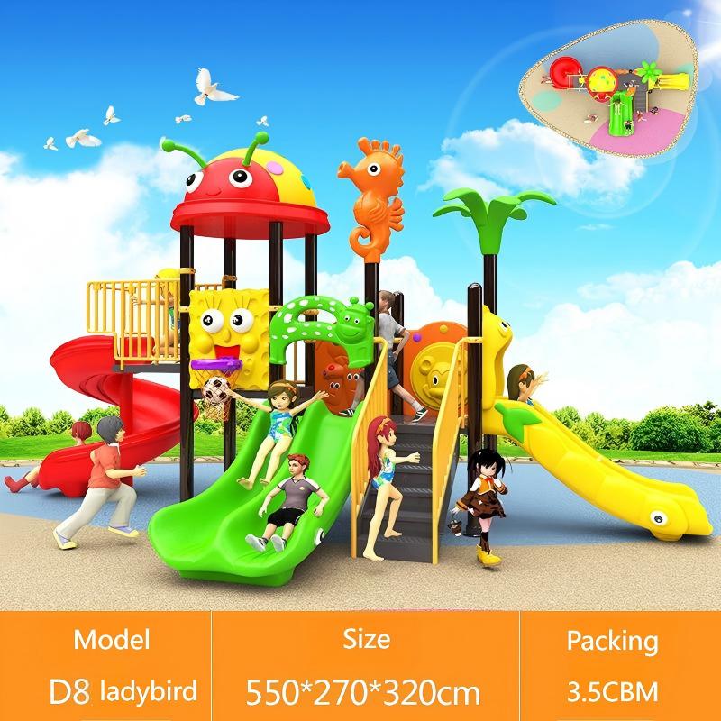 1-3 Years Steel & Plastic Swin - Kids Outdoor Slide Set recension och pris