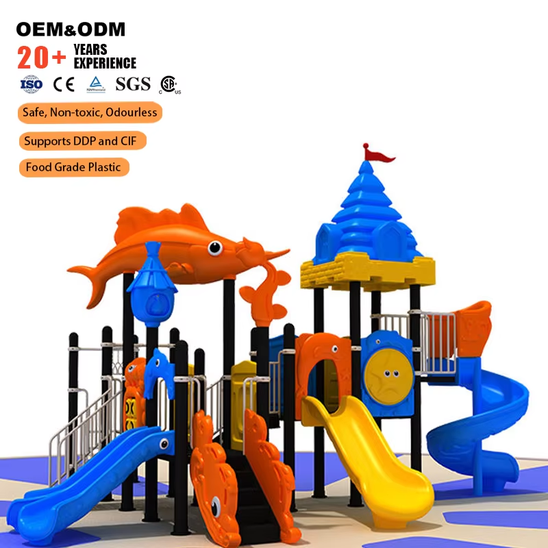 Factory Direct Custom Ocean Th - Kids Outdoor Slide Set recension och pris