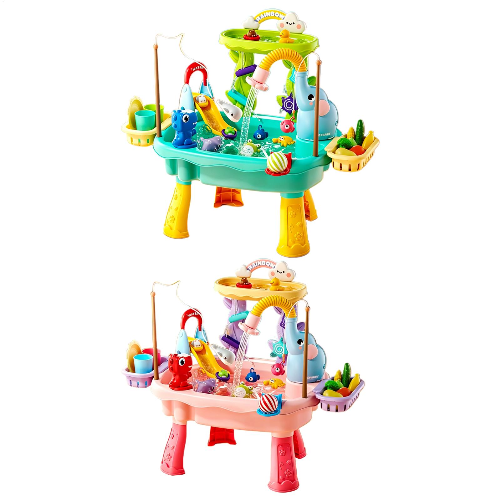 Upgraded Toddler Water Table K - Kids Outdoor Sensory Table recension och pris