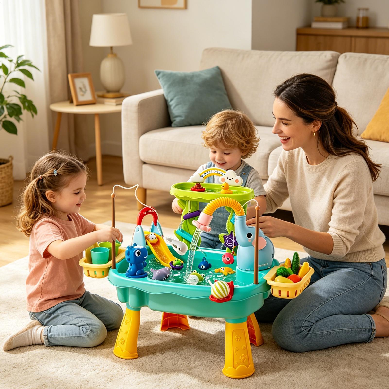 Upgraded Toddler Water Table K - Kids Outdoor Sensory Table recension och pris