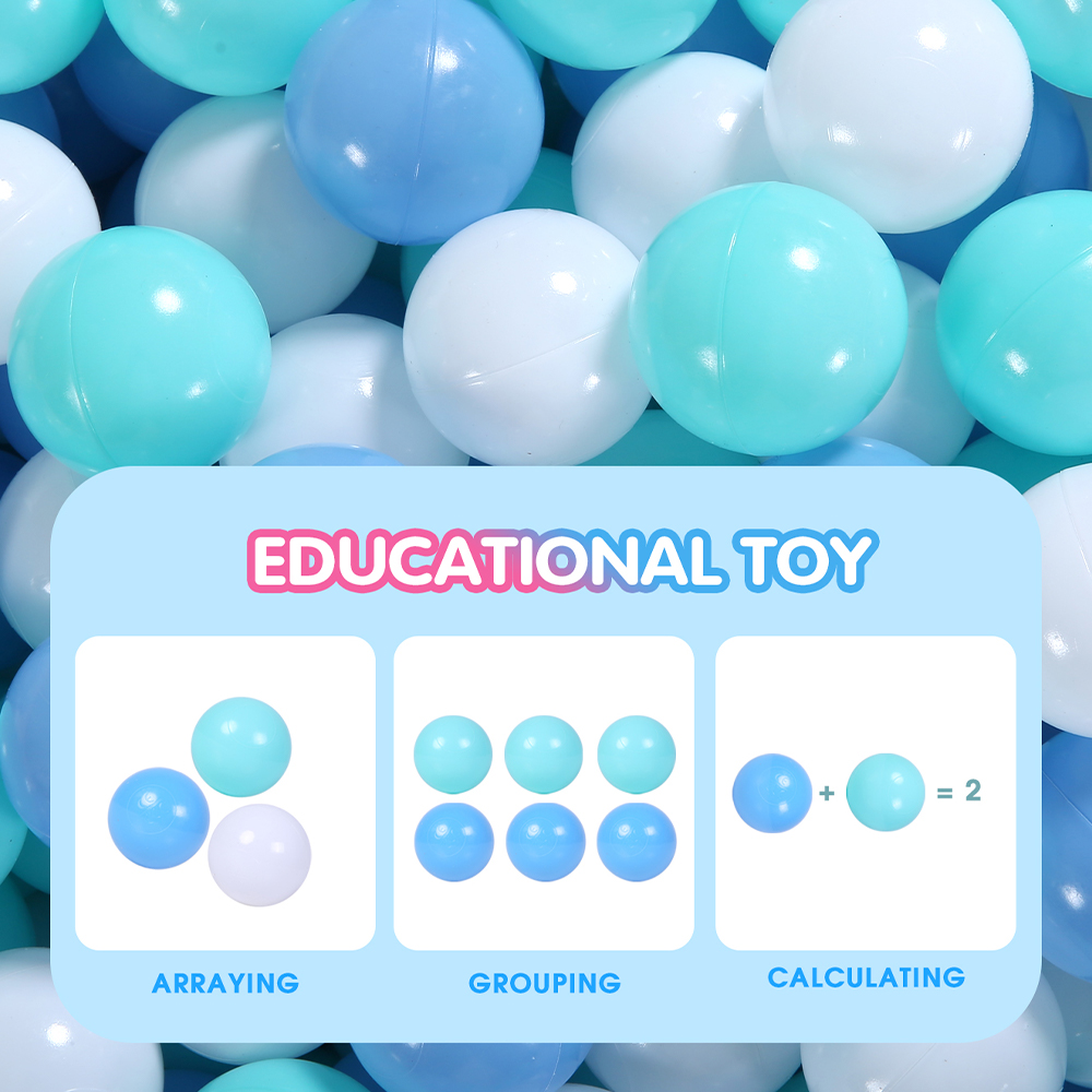 100Pcs Colors Plastic Balls Wa - Kids Outdoor Play Yard recension och pris