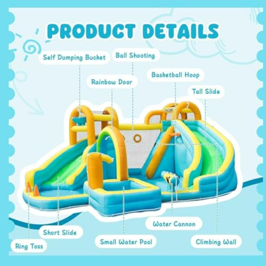 Backyard outdoor inflatable wa - Kids Outdoor Pool recension och pris