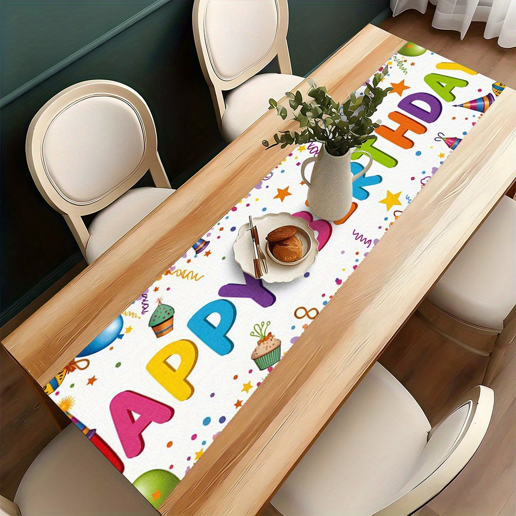 Birthday Celebration Poster Ta - Kids Outdoor Dining Table recension och pris