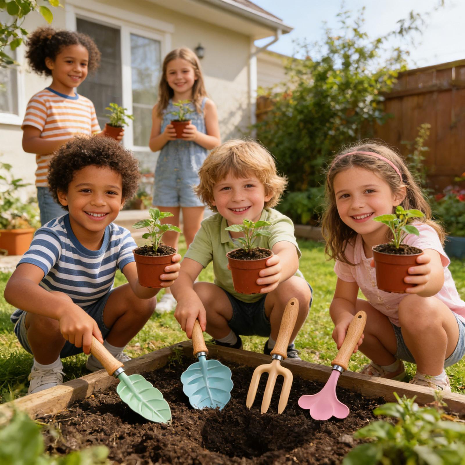Kids Gardening Set 4 Piece Lea - Kids Outdoor Play Yard recension och pris