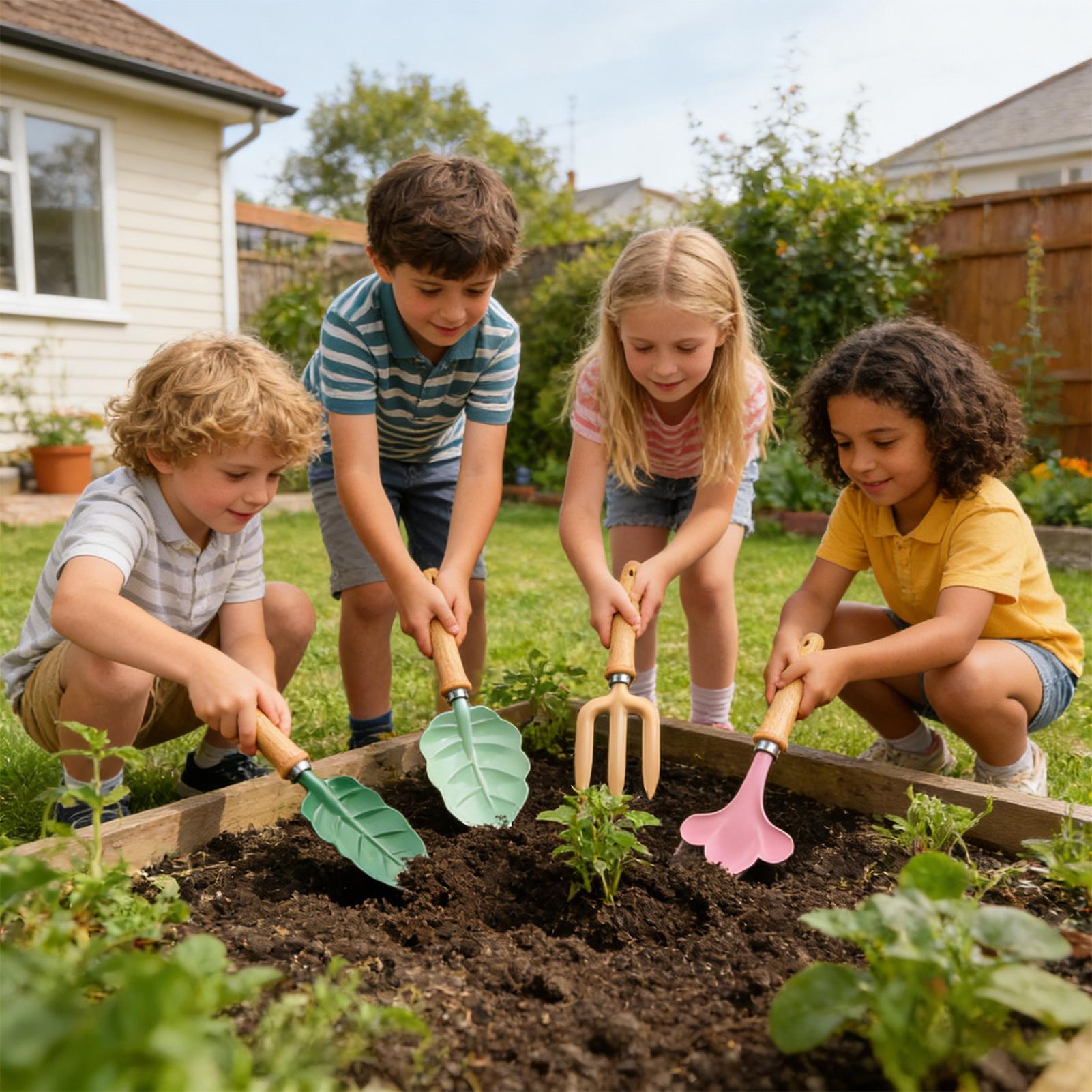 Kids Gardening Set 4 Piece Lea - Kids Outdoor Play Yard recension och pris