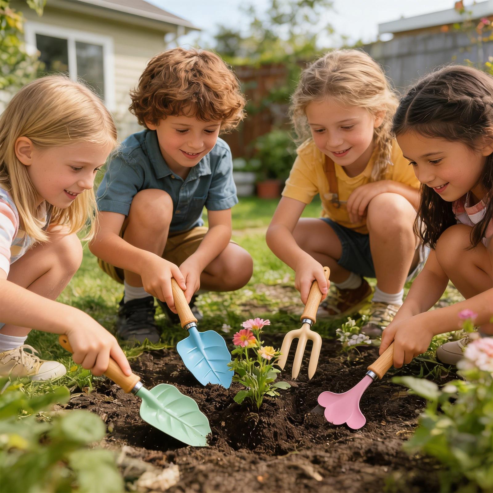 Kids Gardening Set 4 Piece Lea - Kids Outdoor Play Yard recension och pris