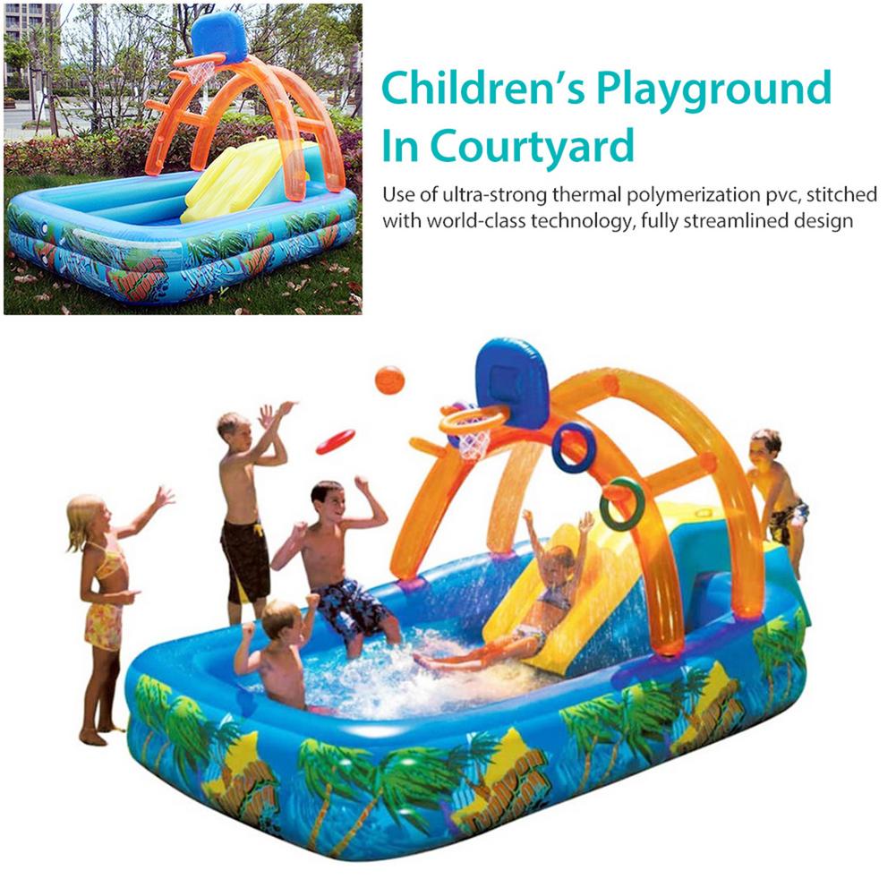 New Water Slide Children Fun L - Kids Outdoor Slide Set recension och pris