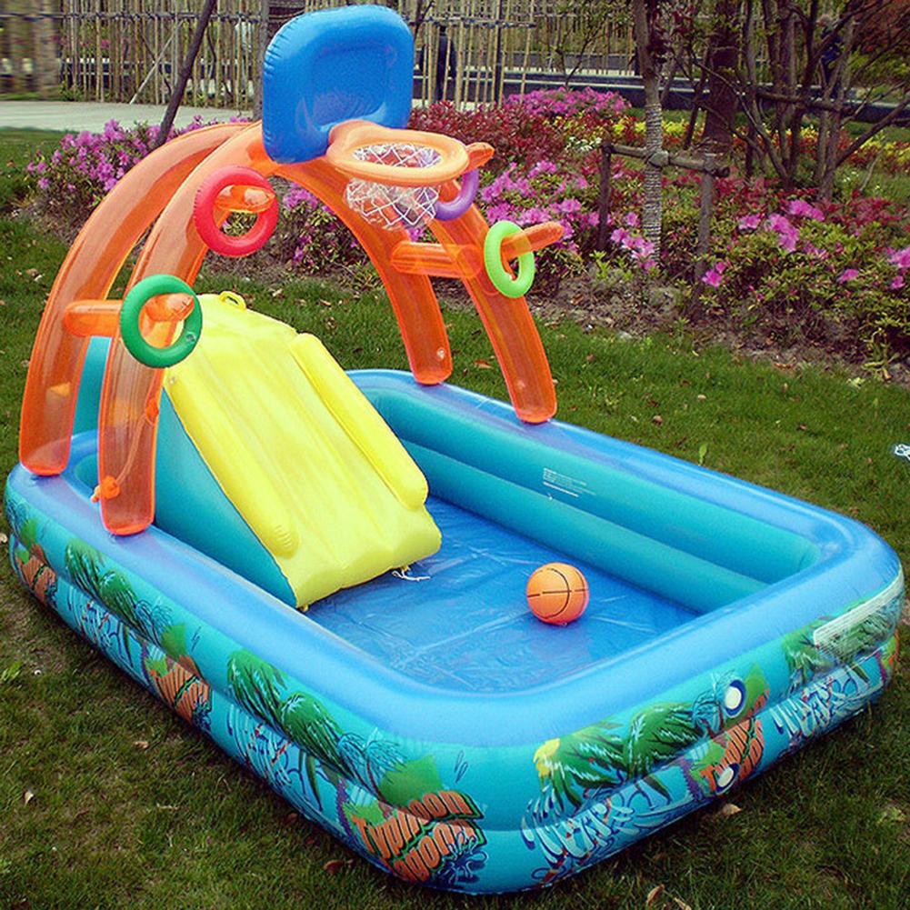 New Water Slide Children Fun L - Kids Outdoor Slide Set recension och pris