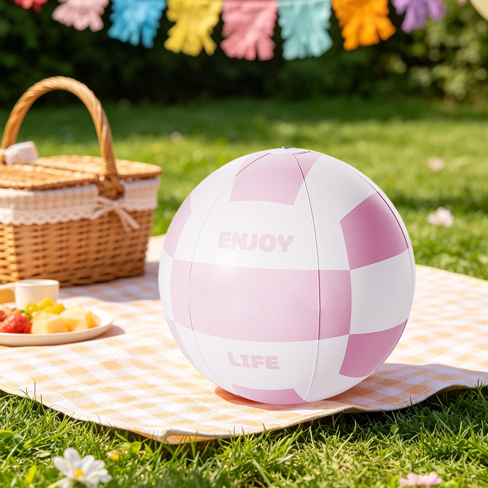 Large Beach Ball 23.62Inch Lea - Kids Outdoor Pool recension och pris