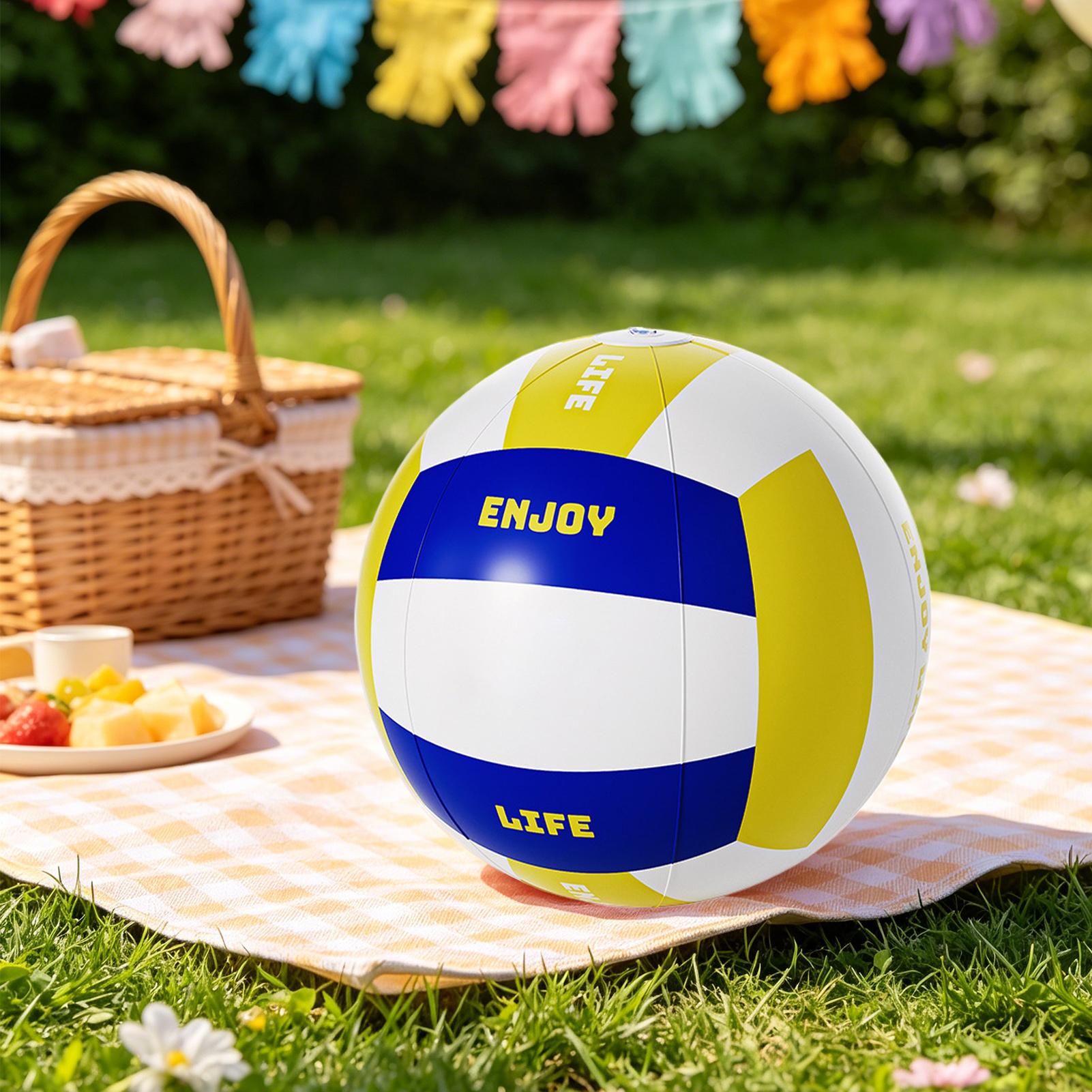 Large Beach Ball 23.62Inch Lea - Kids Outdoor Pool recension och pris