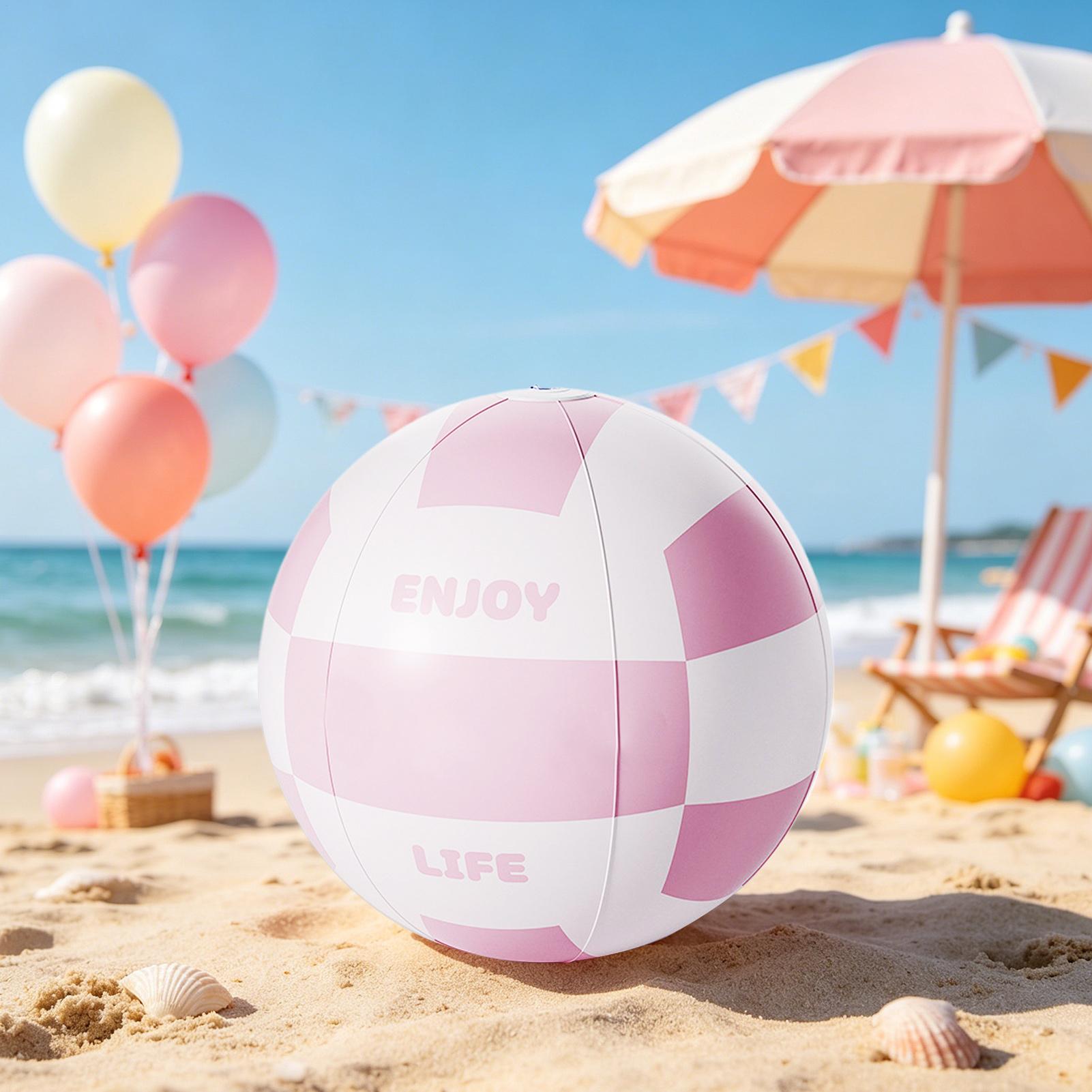 Large Beach Ball 23.62Inch Lea - Kids Outdoor Pool recension och pris