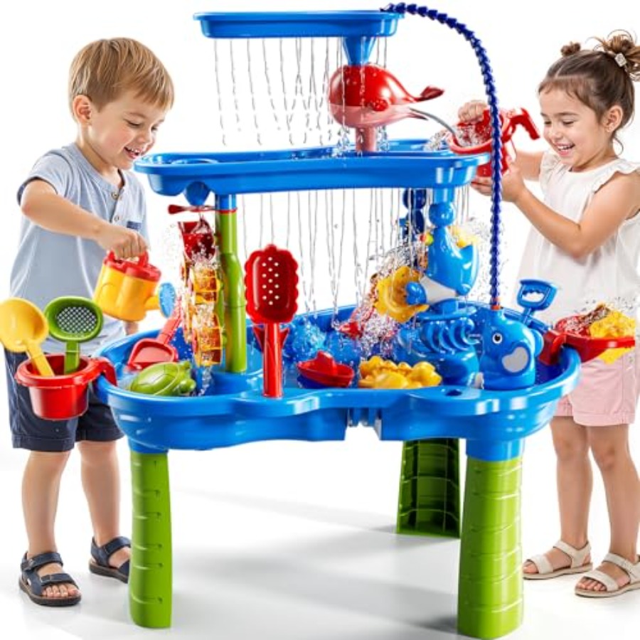 Outdoor water table for kids a - Kids Outdoor Sensory Table recension och pris