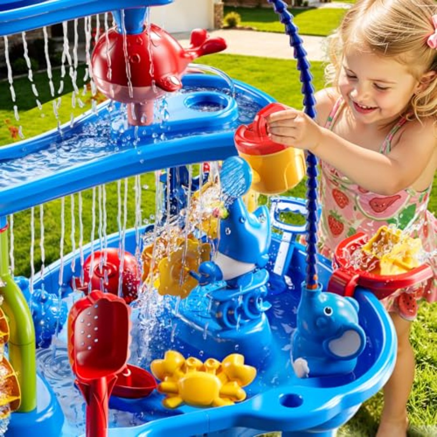 Outdoor water table for kids a - Kids Outdoor Sensory Table recension och pris