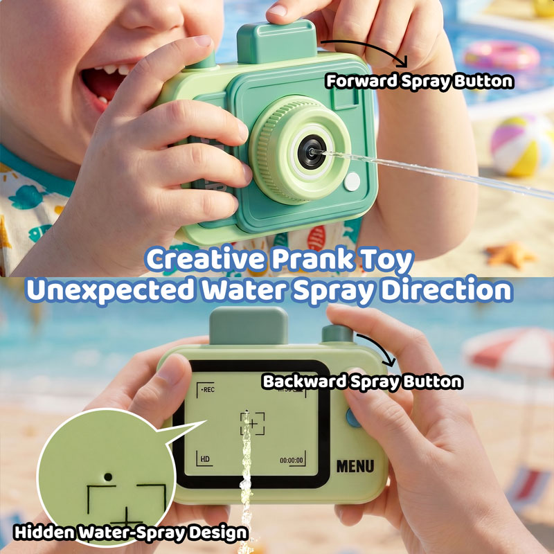 Double-sided Water Gun Camera  - Kids Outdoor Water Play recension och pris