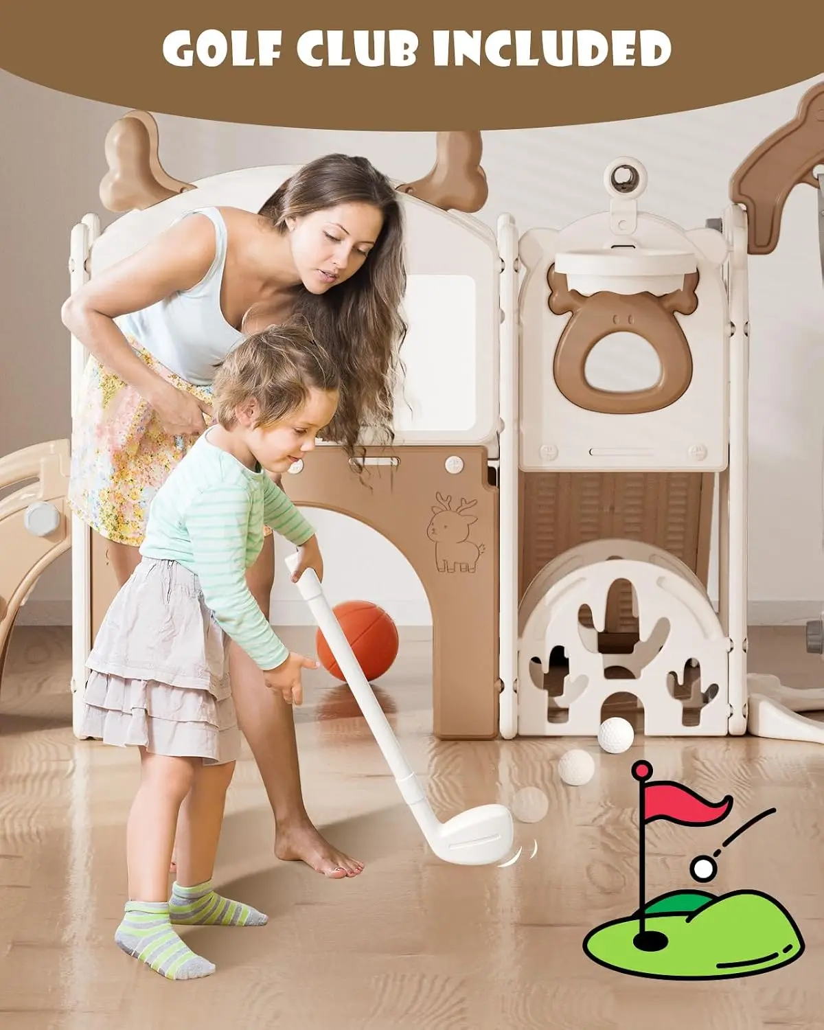 13-in-1 Toddler Slide and Swin - Kids Outdoor Slide Set recension och pris