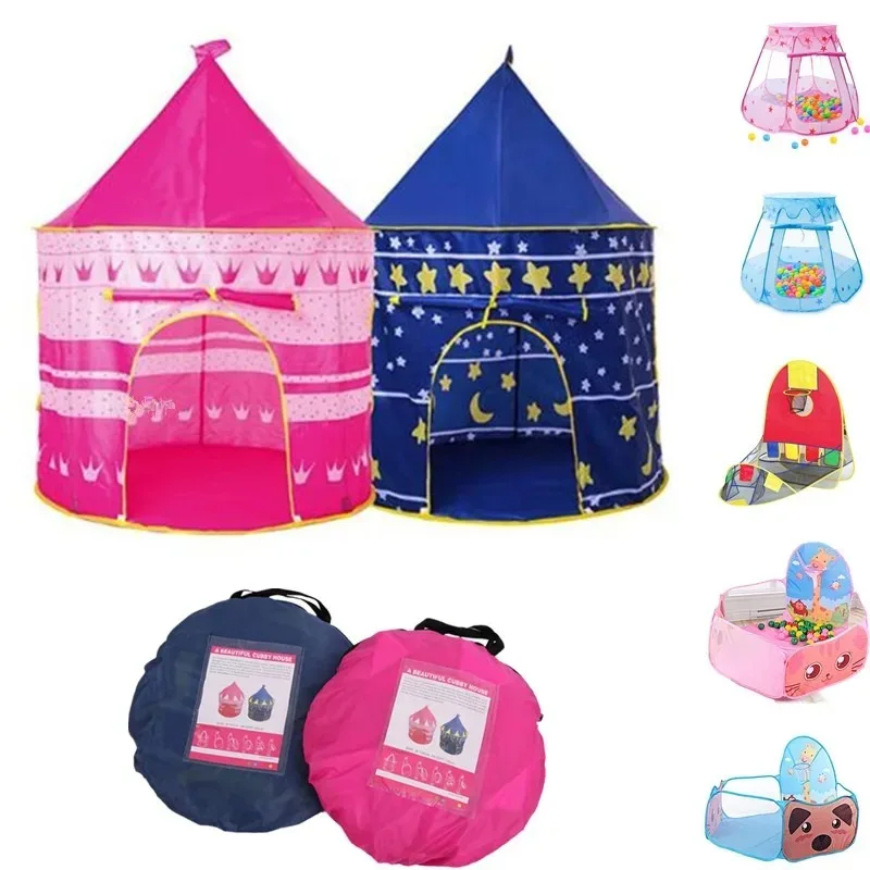 Folding Kids Play House Campin - Kids Outdoor Teepee recension och pris