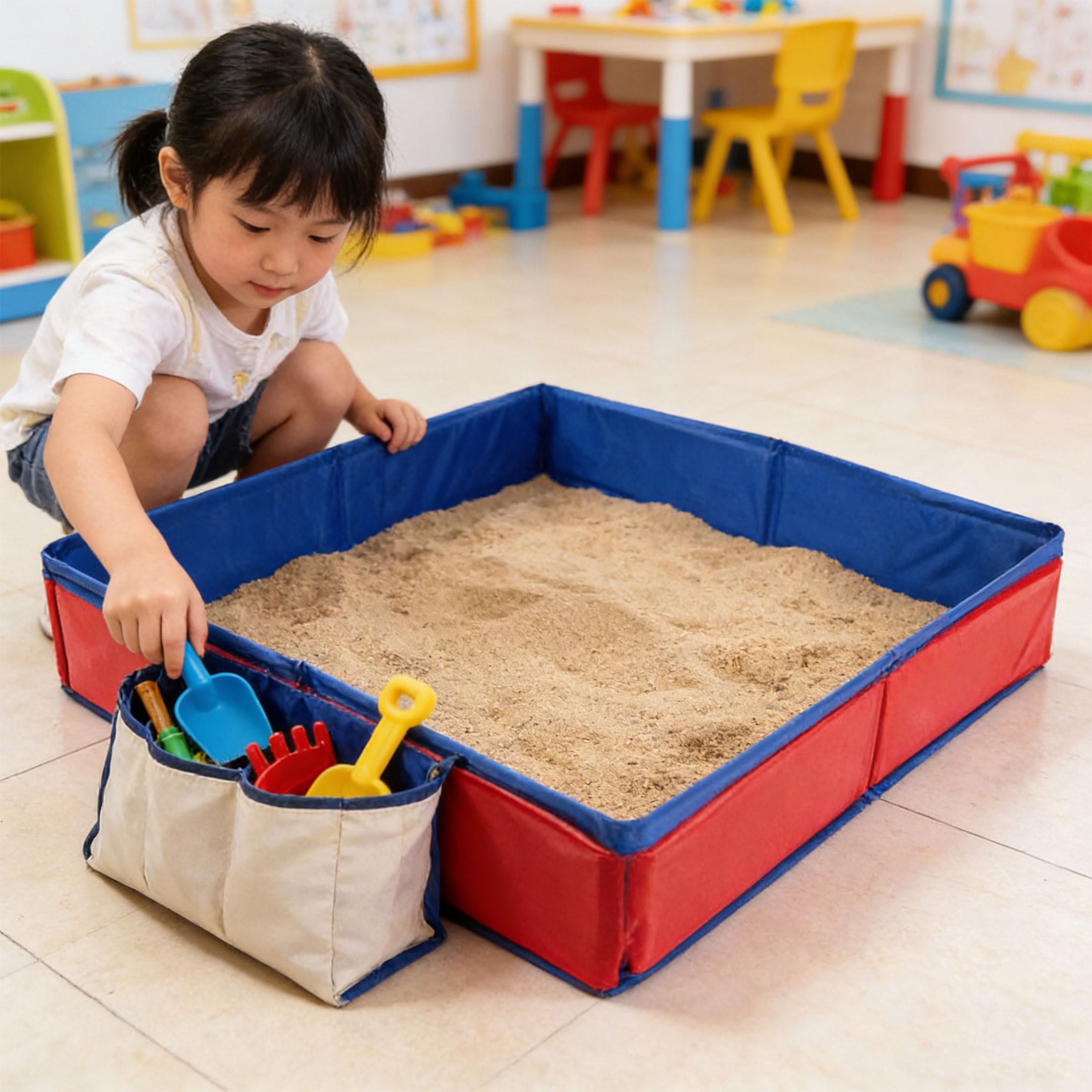 Kids Sand Table for Children B - Kids Outdoor Sensory Table recension och pris