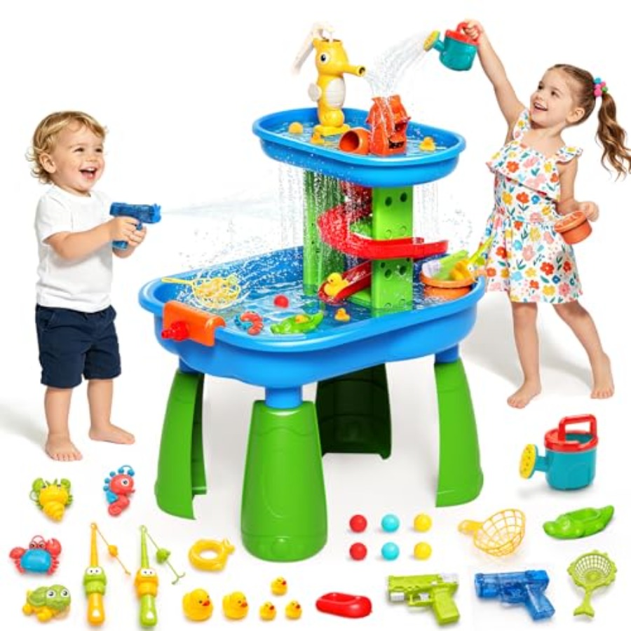 Outdoor water table for kids 3 - Kids Outdoor Sensory Table recension och pris