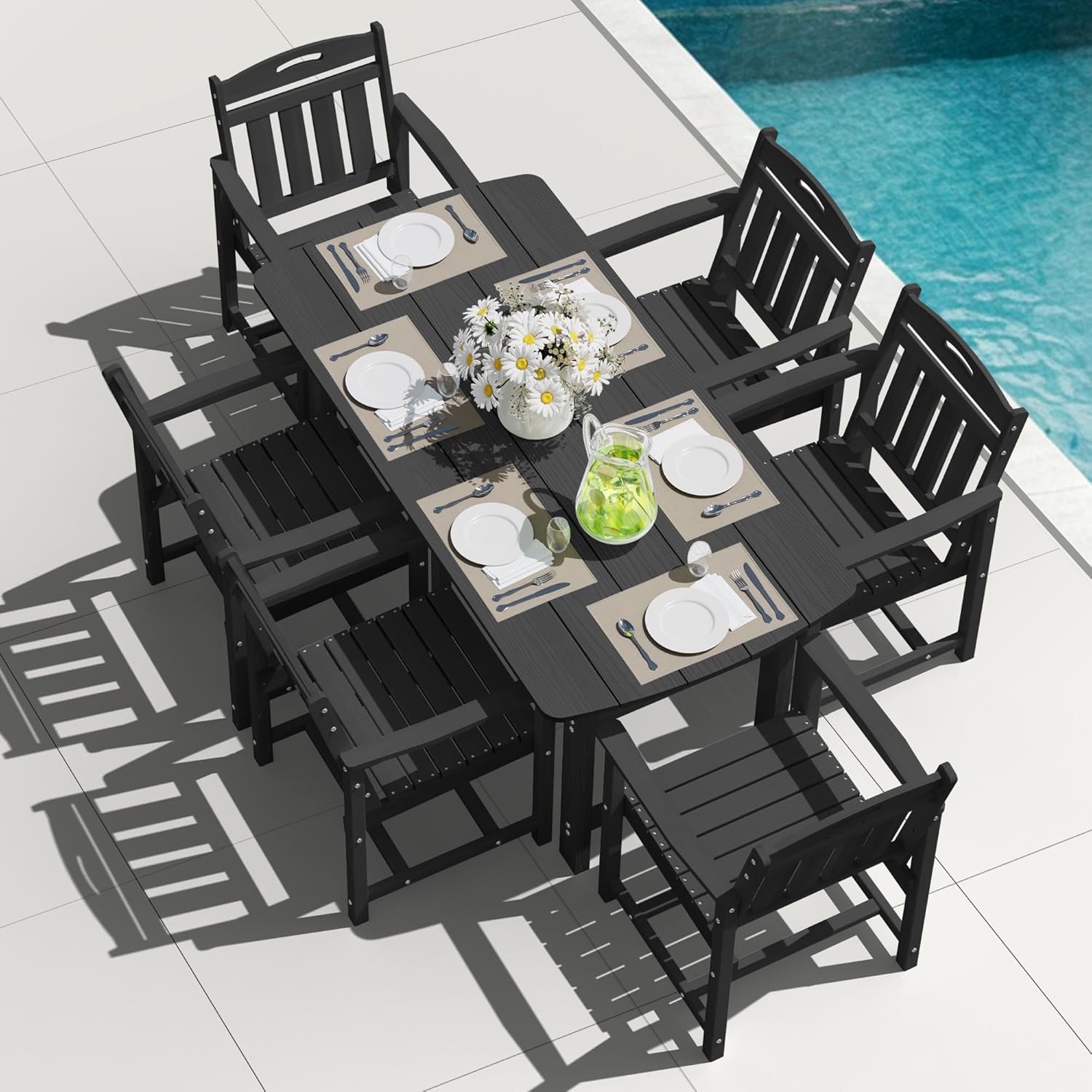 HDPE Outdoor Dining Set, Patio - Kids Outdoor Dining Table recension och pris