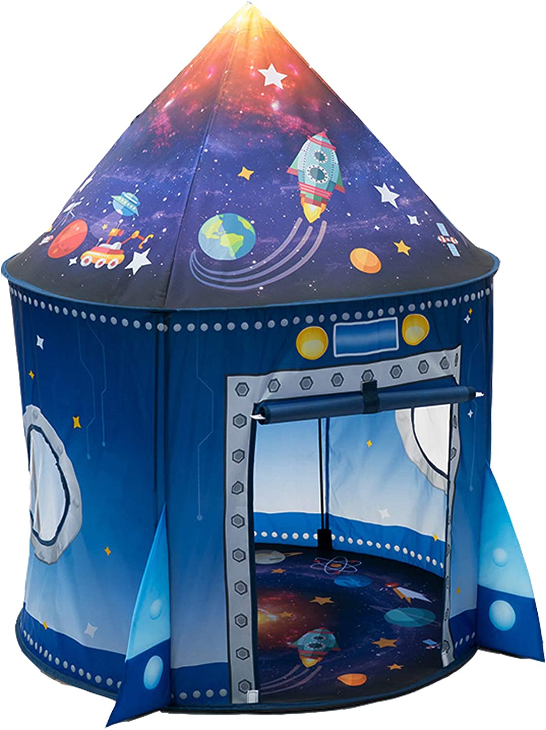 Rocket Ship Kids Tent Pop Up P - Kids Outdoor Play Yard recension och pris